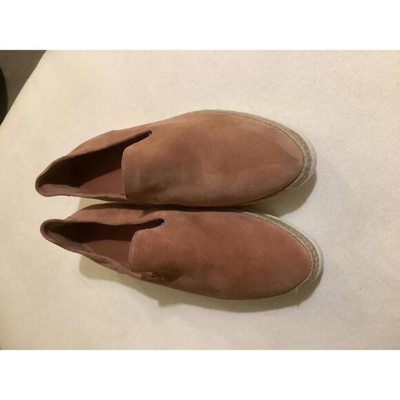 VINCE Suede Loafer Sneaker Dillon Terracotta 38 Casual Flats Comfort Slip On - Picture 4 of 6